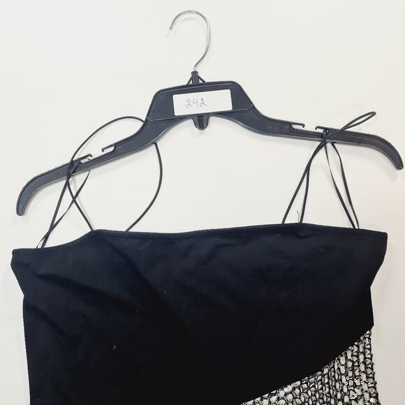 Superdown Cia Mini Dress in Black Medium - Picture 12 of 12